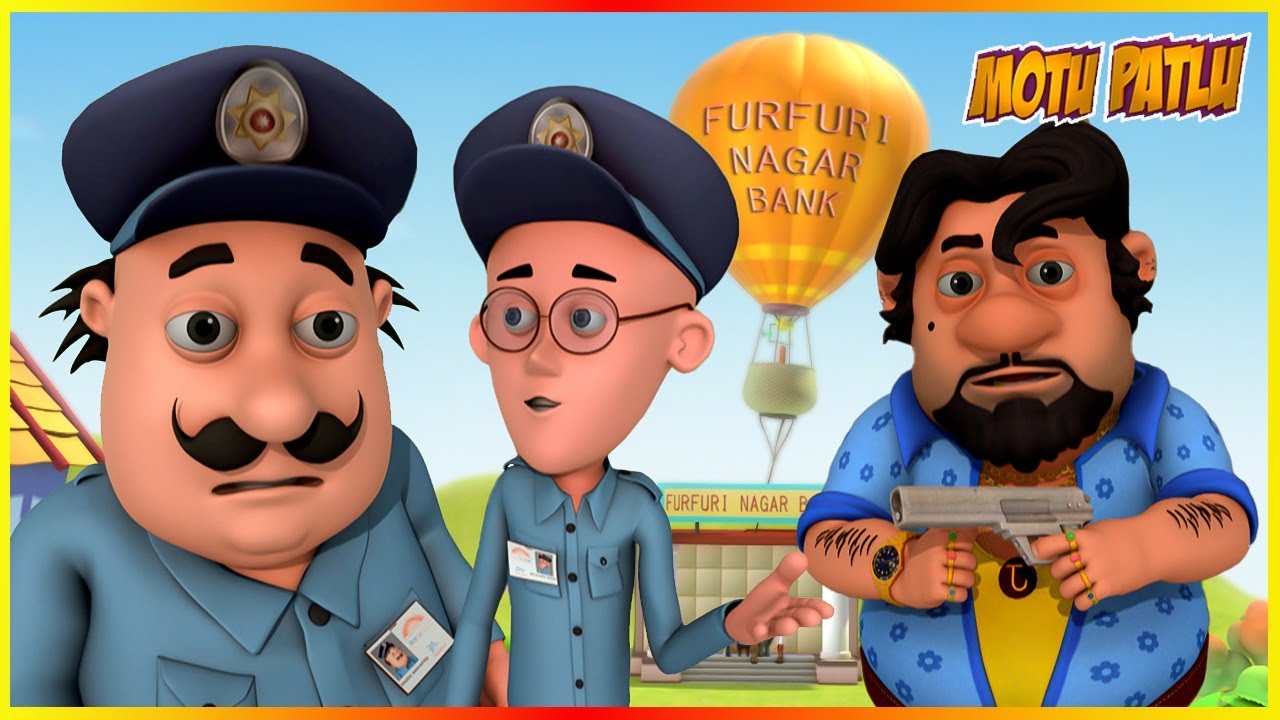 மோட்டு பட்லு- ஃபர்ஃபுரி நகர் மற்றும் வங்கி எபிசோட் 48 Motu Patlu- Furfuri Nagar And Bank Episode 48
