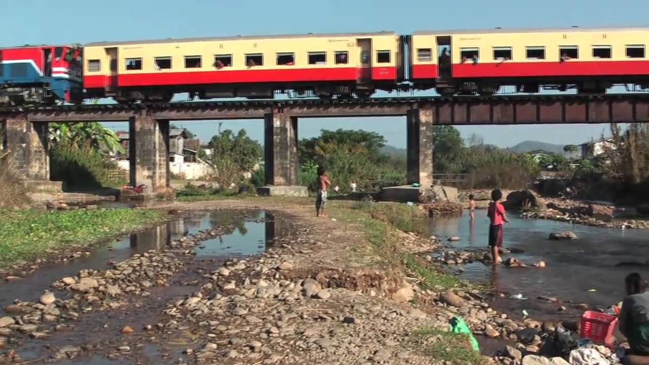 Myanmar by train