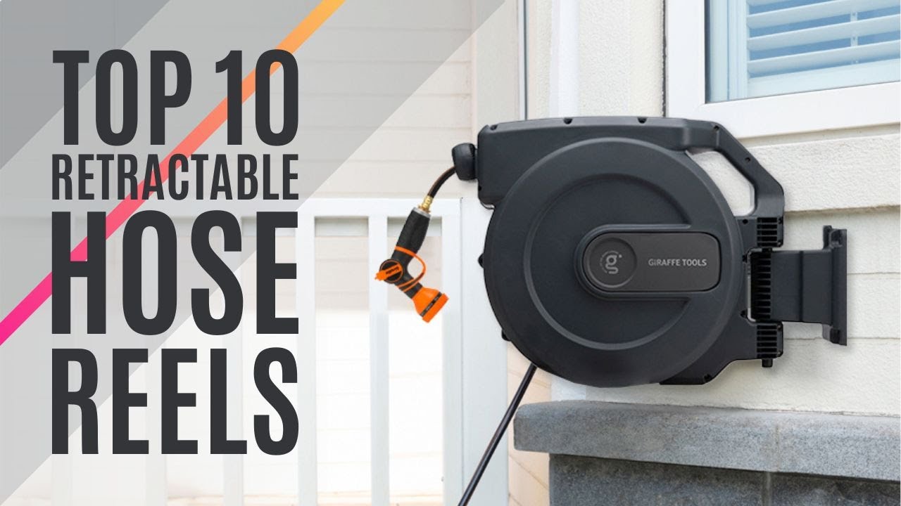 Top 10: Best Retractable Garden Hose Reels in 2023 / Wall Mounted Hose Reel, Retractable Water Hose