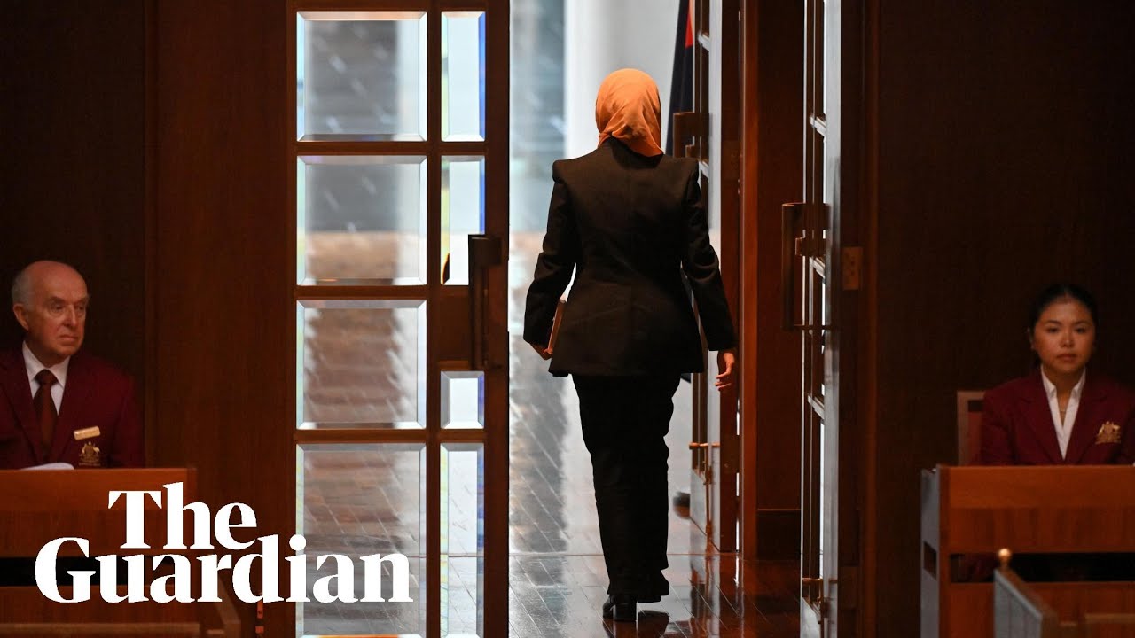 Fatima Payman walks out of Senate after Coalition targets Labor over handling of matter