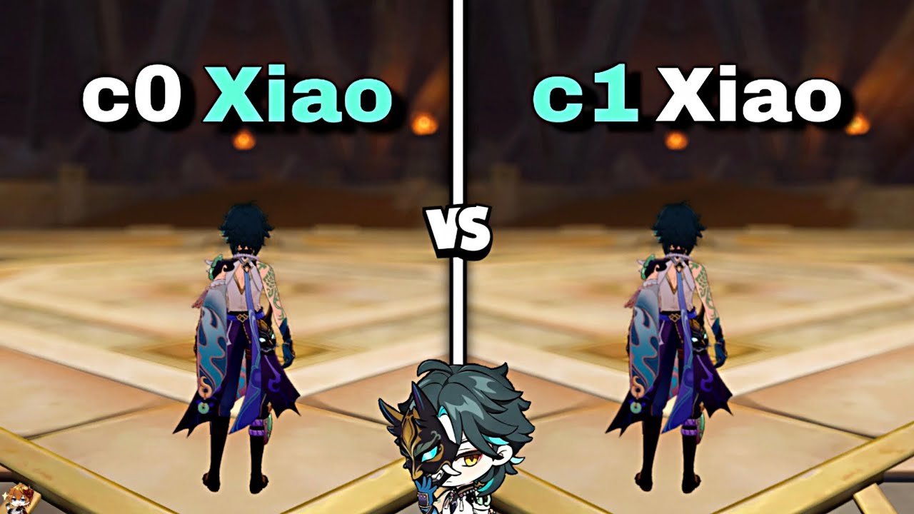 C0 XIAO VS C1 XIAO COMPARISON | Genshin impact