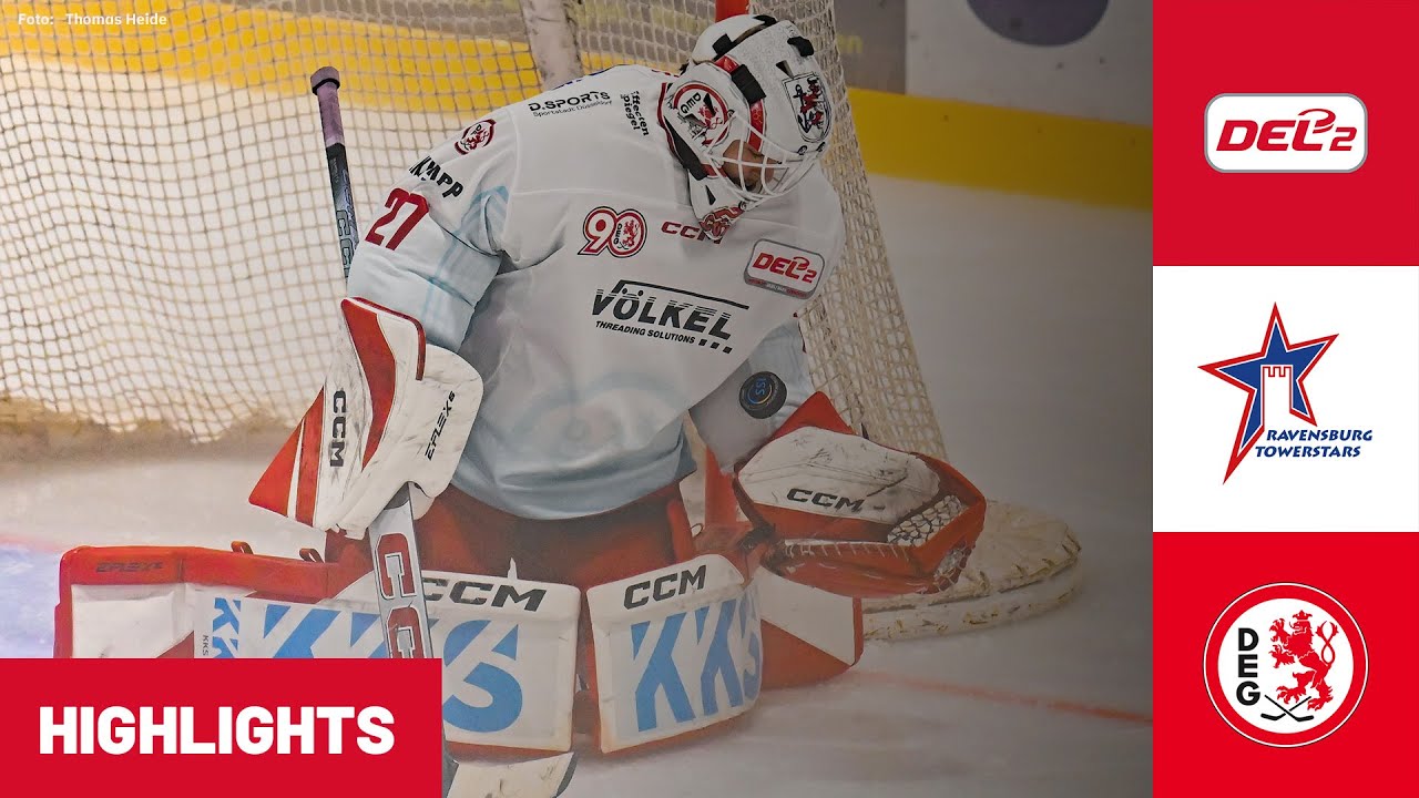 DEL2: Ravensburg Towerstars vs. D&uuml;sseldorfer EG | Highlights - Matchday 3