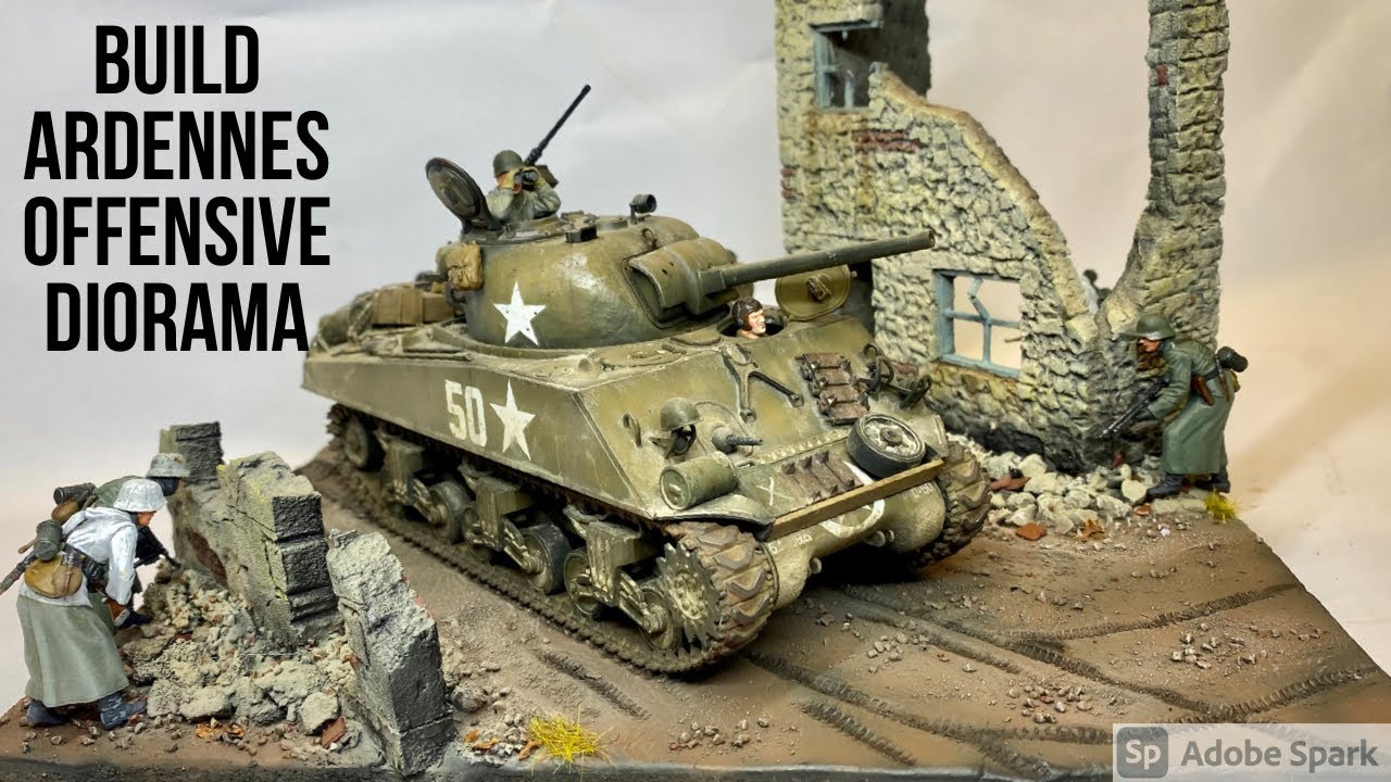 Build a WW2 1/35 Diorama Ardennes #Bulge1945 #makediorama