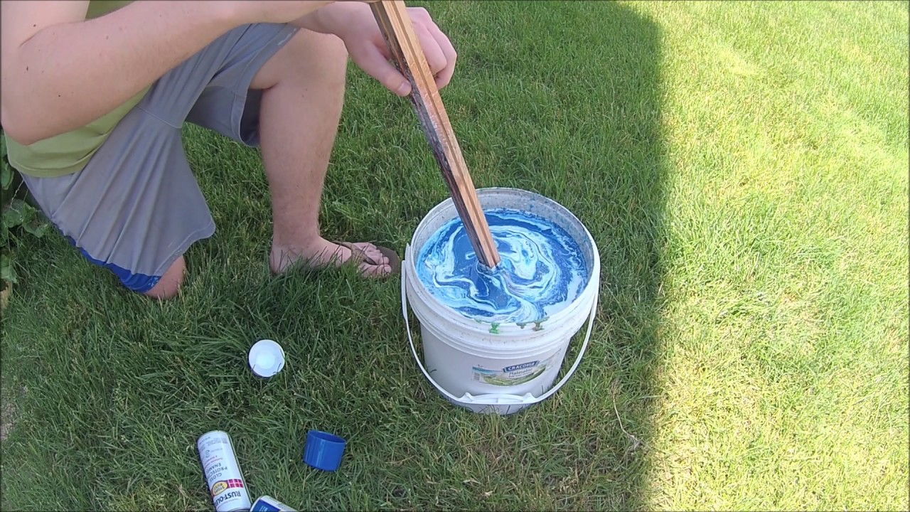 Painting the Skis
