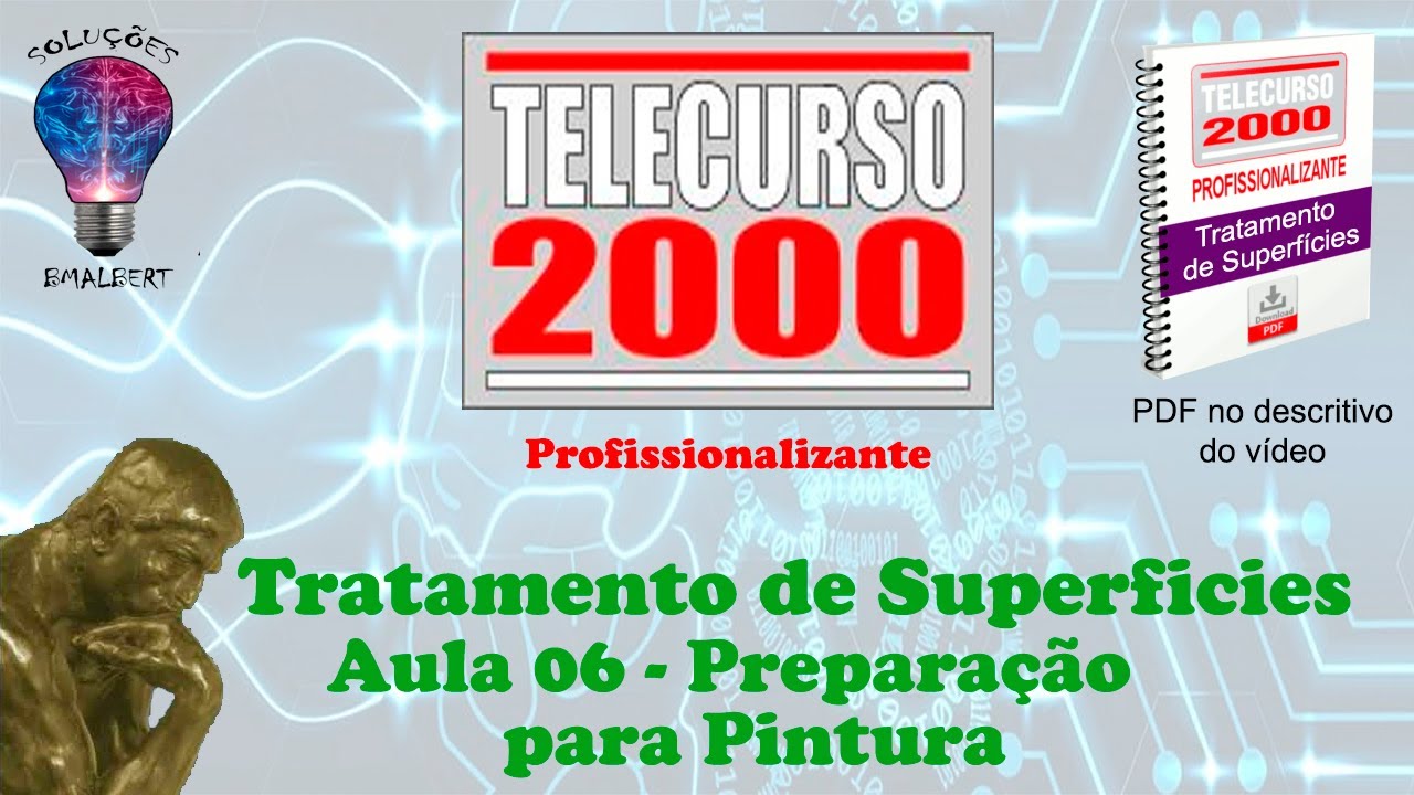 Telecurso 2000 - Tratamento de Superfície - 06 Preparação para pintura