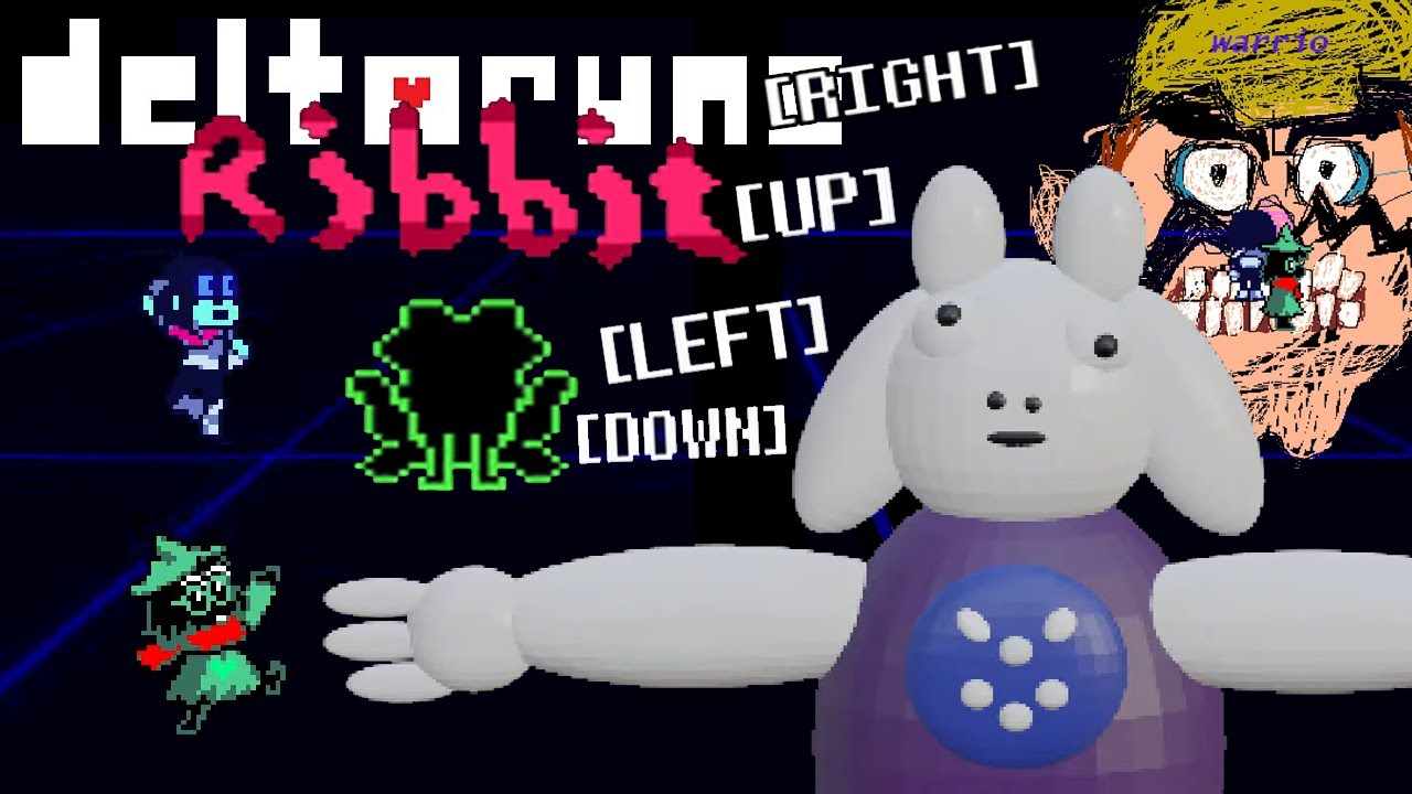 WarioWare MINIGAMES and RHYTHM GAME | RIBBIT [ DELTARUNE MOD ]