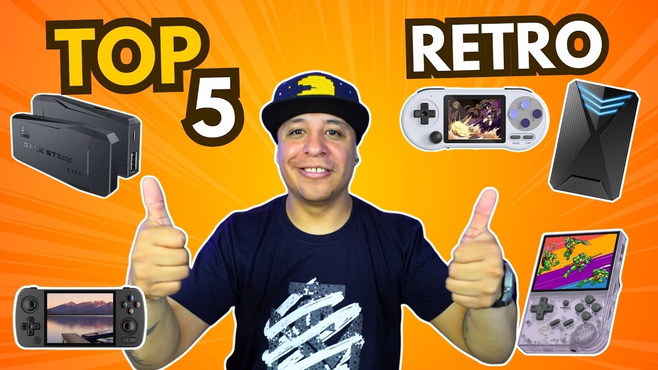 😱5 mejores CONSOLAS RETRO BARATAS de aliexpress 2025!!!🚀 (todos los presupuestos) 