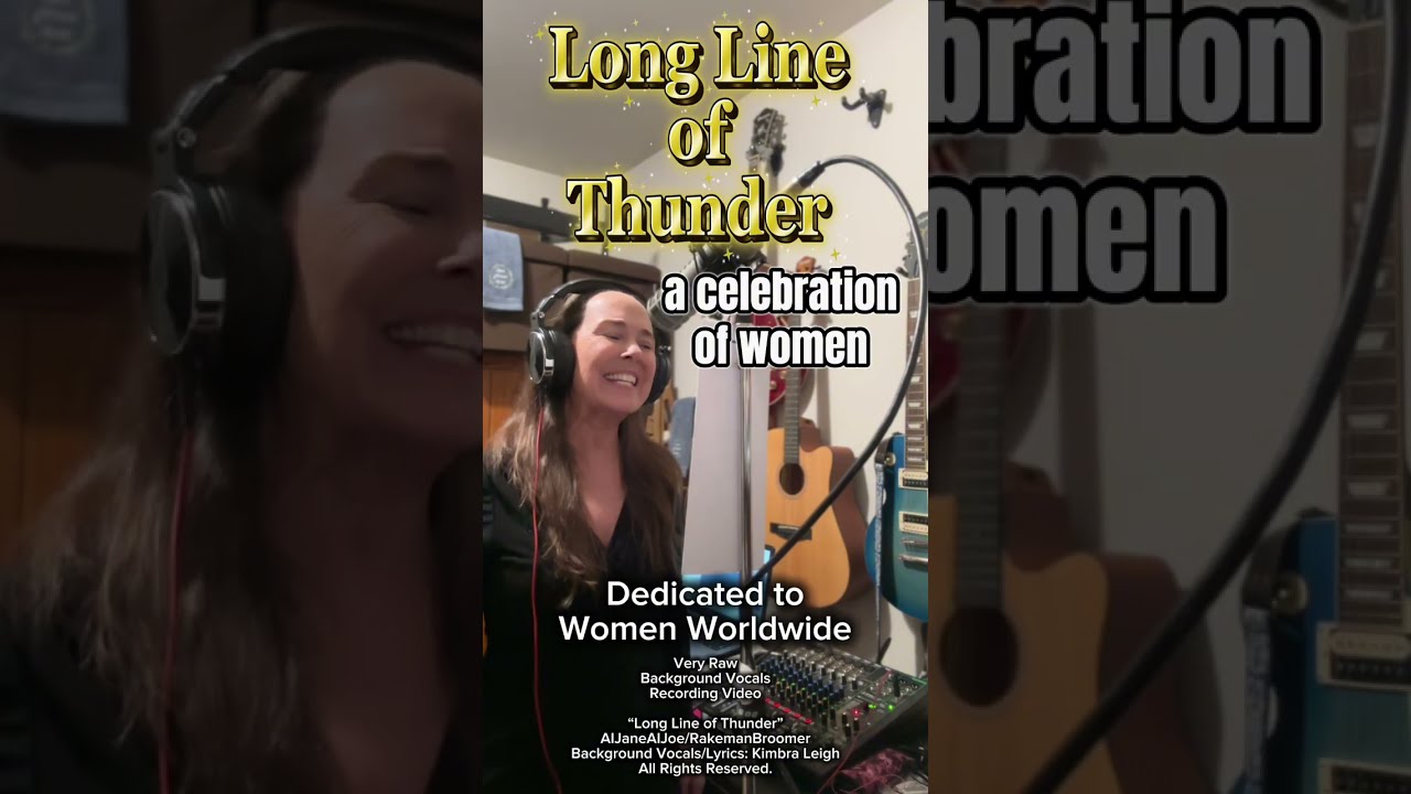 “Long Line of Thunder” Dedicated to women worldwide, a celebration of women #InternationalWomensDay 