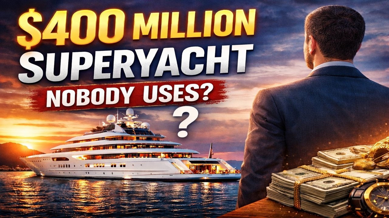 “The $400 Million Superyacht Nobody Uses | Luxury, Billionaires & Wealth Reality”  #LuxuryLifestyle