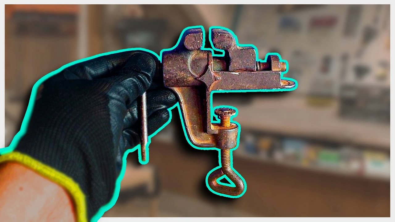 Rusty Old Mini Vise Restoration