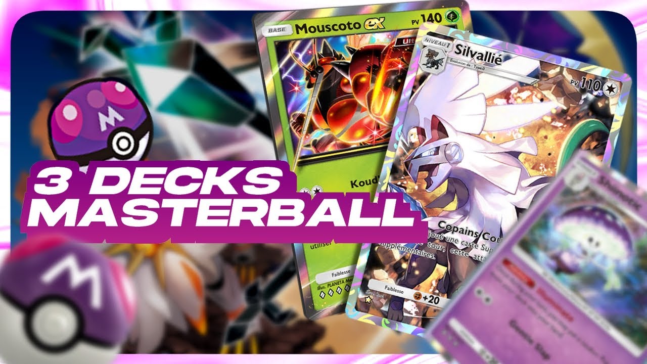 🃏3 DECKS pour monter en MASTER BALL à Crise Interdimensionnelle! - Pokémon TCG Pocket