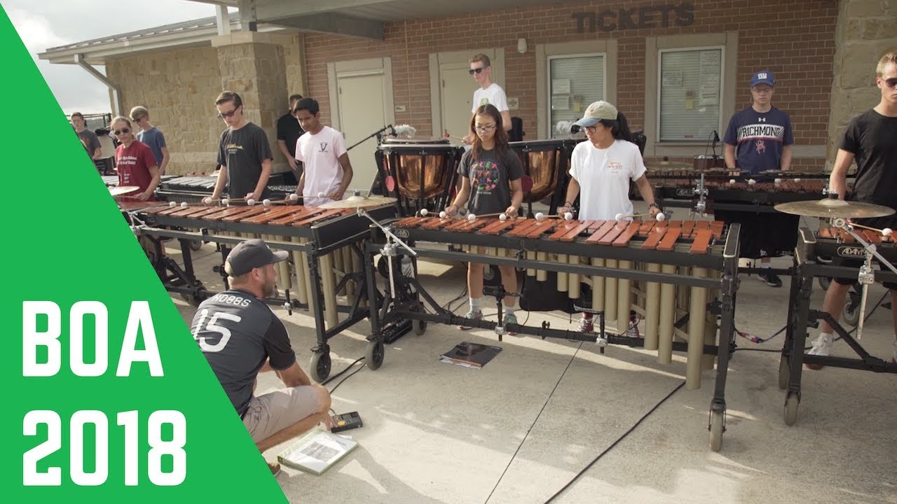 2018 Vandegrift Front Ensemble Rehearsal [EXTENDED]