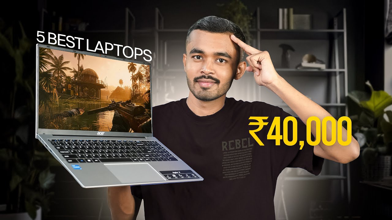 Best Laptop under 40000 in 2024 for Students and Gaming | Top 5 Best Laptops Under ₹40000 for Coding