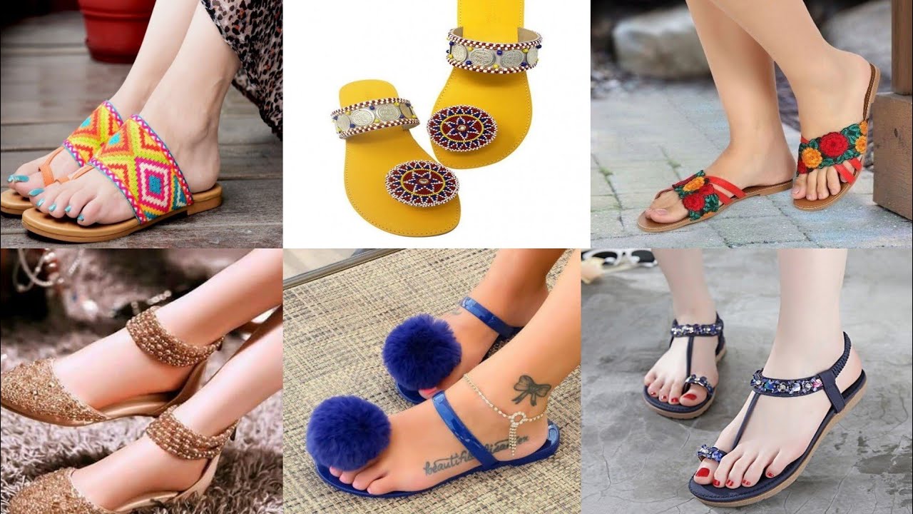 Summer sandals design for girls (2022)//beautiful sandals design ideas