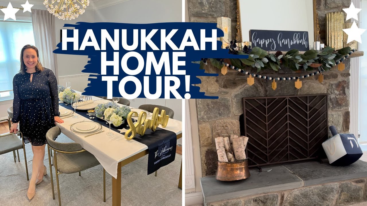 *2023* JEWISH HOLIDAY HANUKKAH Home Tour!