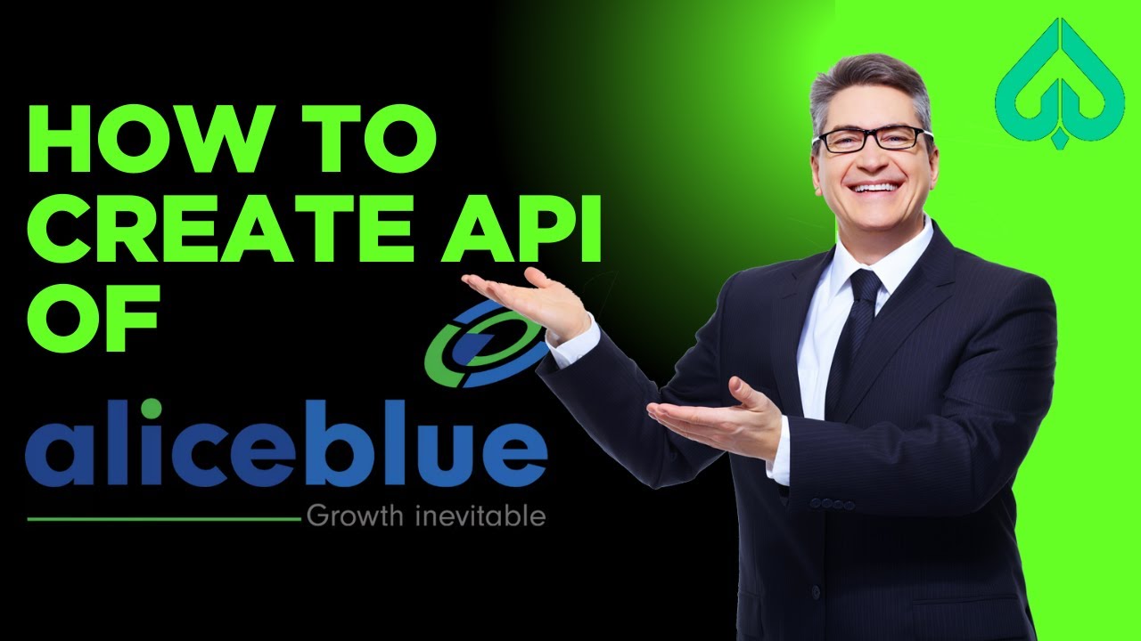 HOW TO CREATE ALICE BLUE API AND LINK TO  @acefinancealgo   DASHBOARD