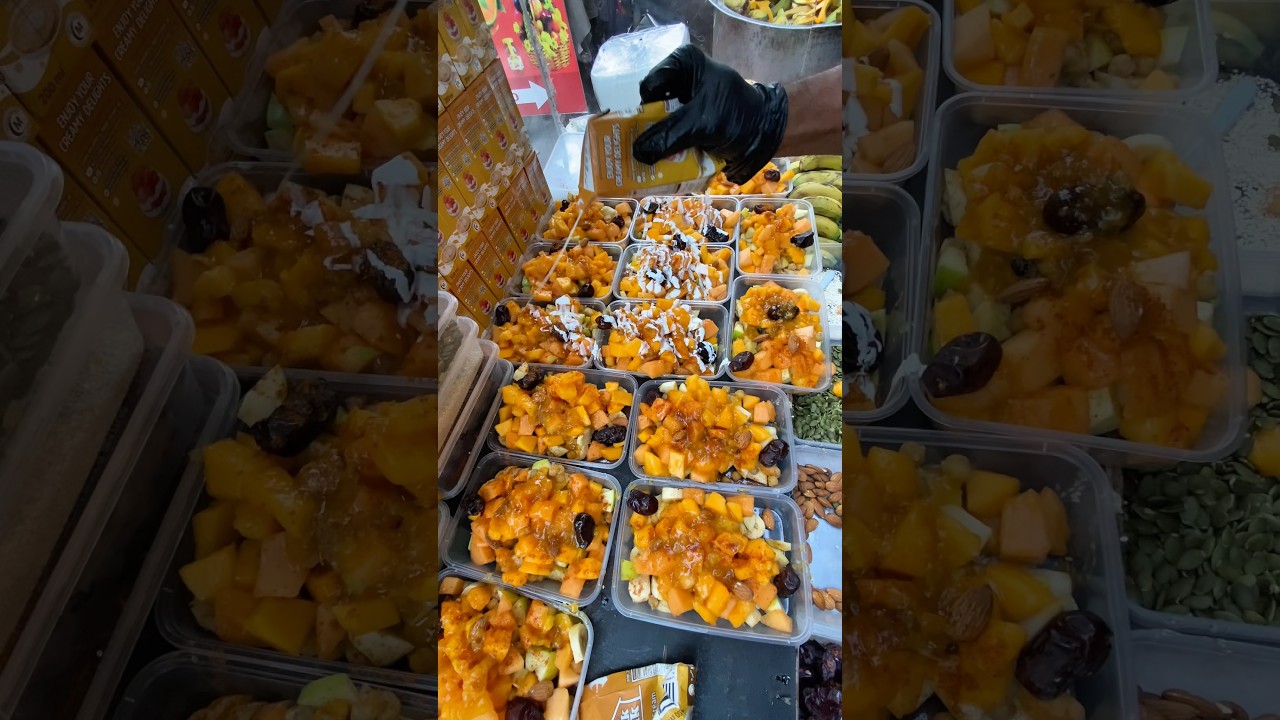 Ramadan Special Fresh Fruit Chaat #youtube #ramadanspecial #streetfood #spicesavvy #fruitchaat