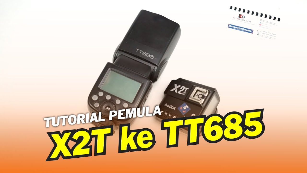 Cara Menyambungkan Godox X2T ke Flash Godox TT685 - Tutorial Flash Trigger