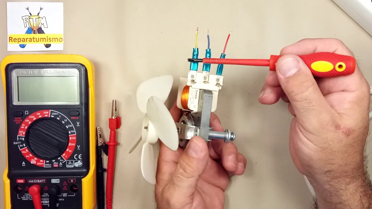 REUTILIZACION DE UN VENTILADOR DE HORNO MICROONDAS - COMO IDENTIFICAR SU CABLEADO DE ENTRADA