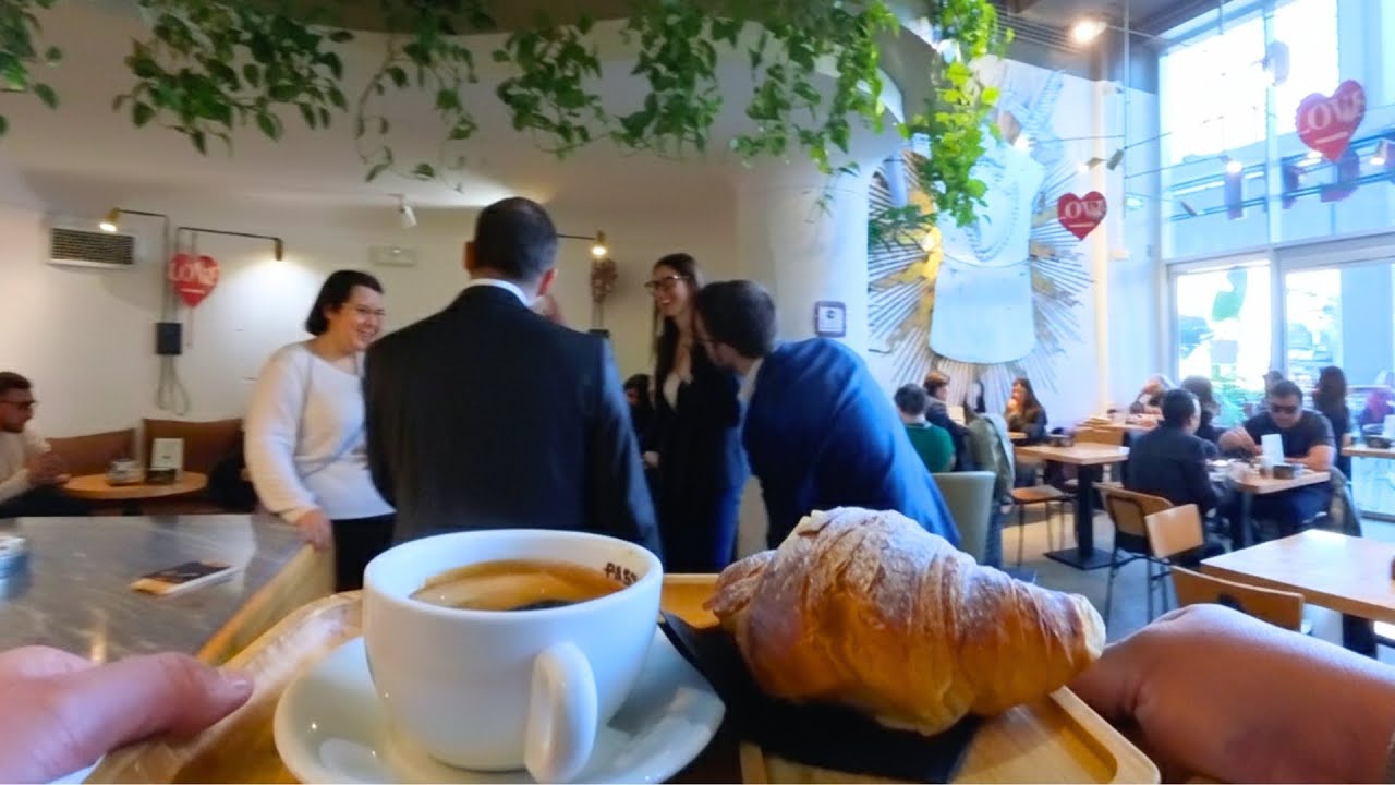 How Much it Costs in MILAN: Bus Ride, Breakfast & Lunch [CC] [4K]