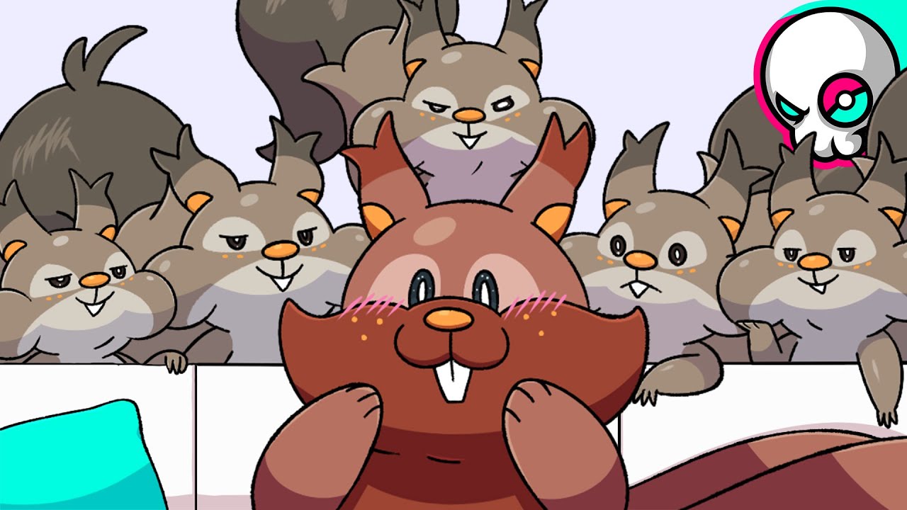 Young Greedent POUNDED by Gang of Skwovet! How Many Nuts can it Collect?
