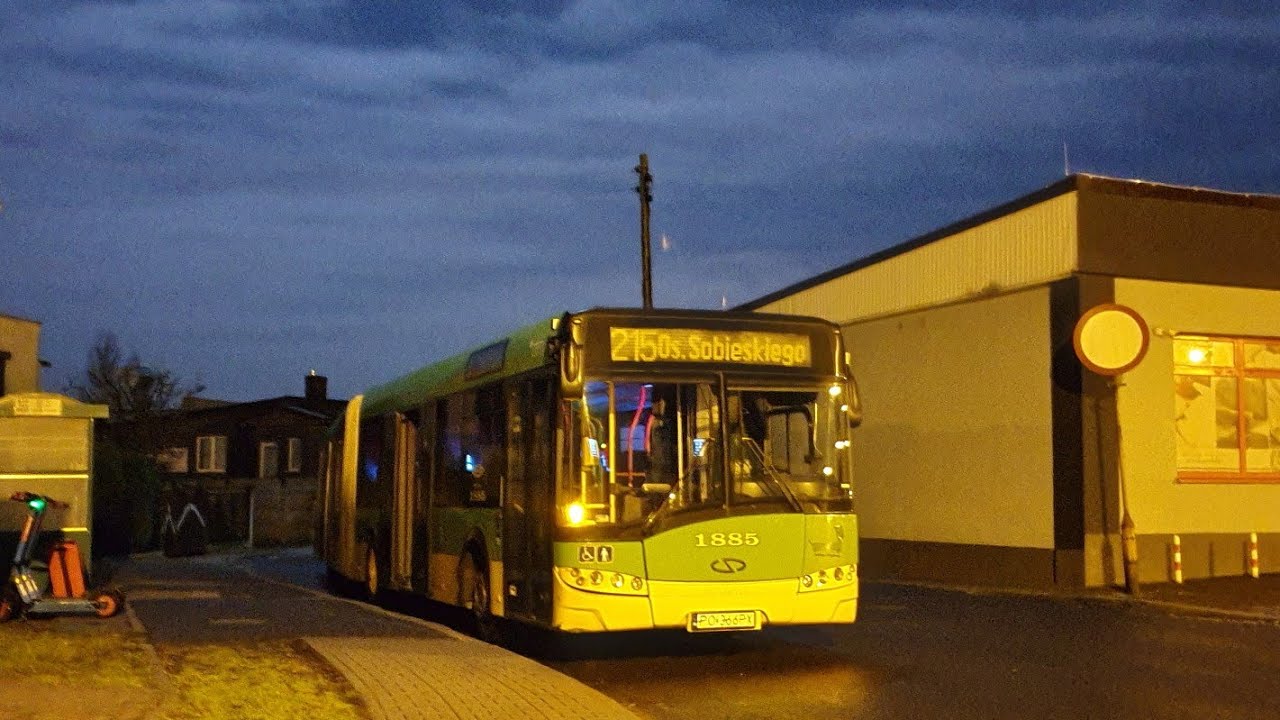 MPK Poznań - linia 215 | Solaris Urbino 18 III #1885