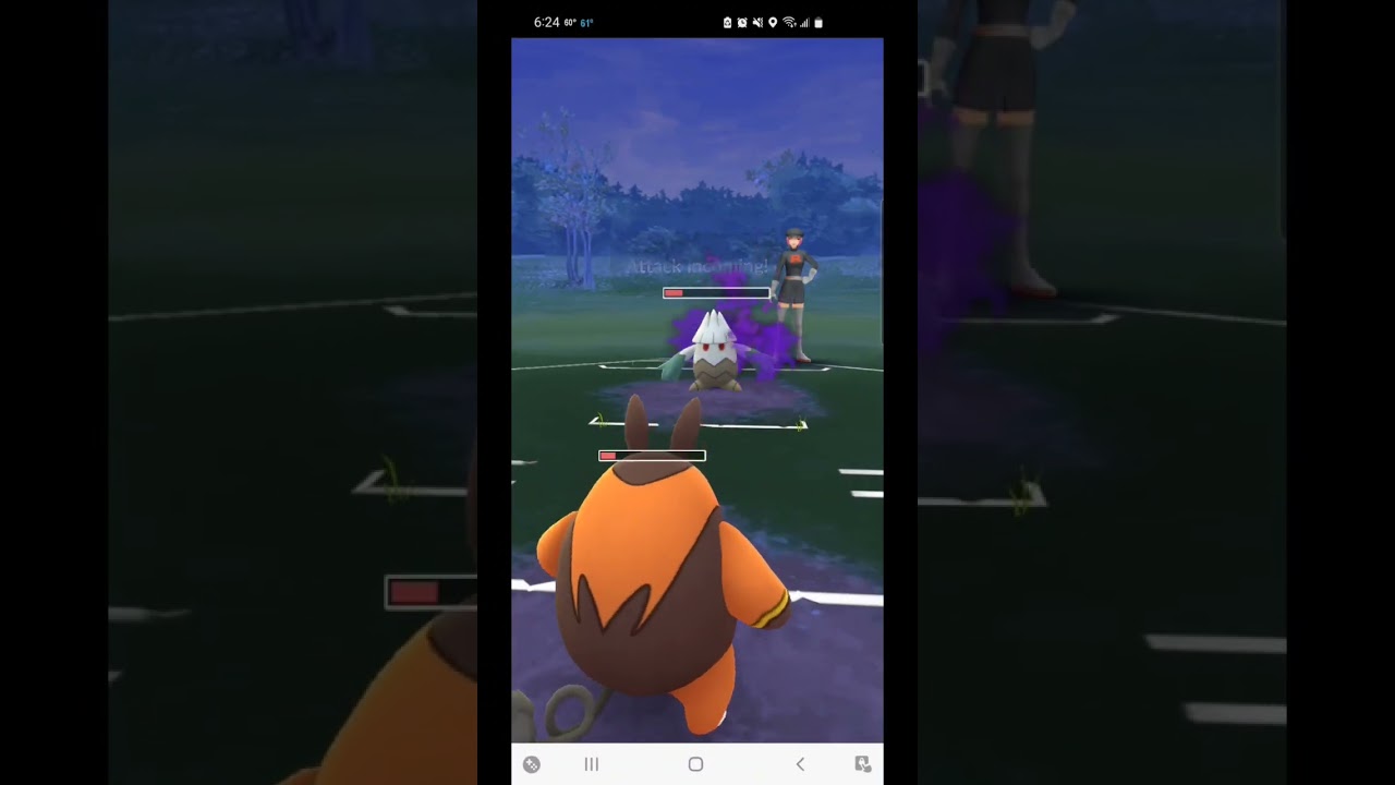 Battling team rocket go grunt with Ash's fire pokemon! 🔥 