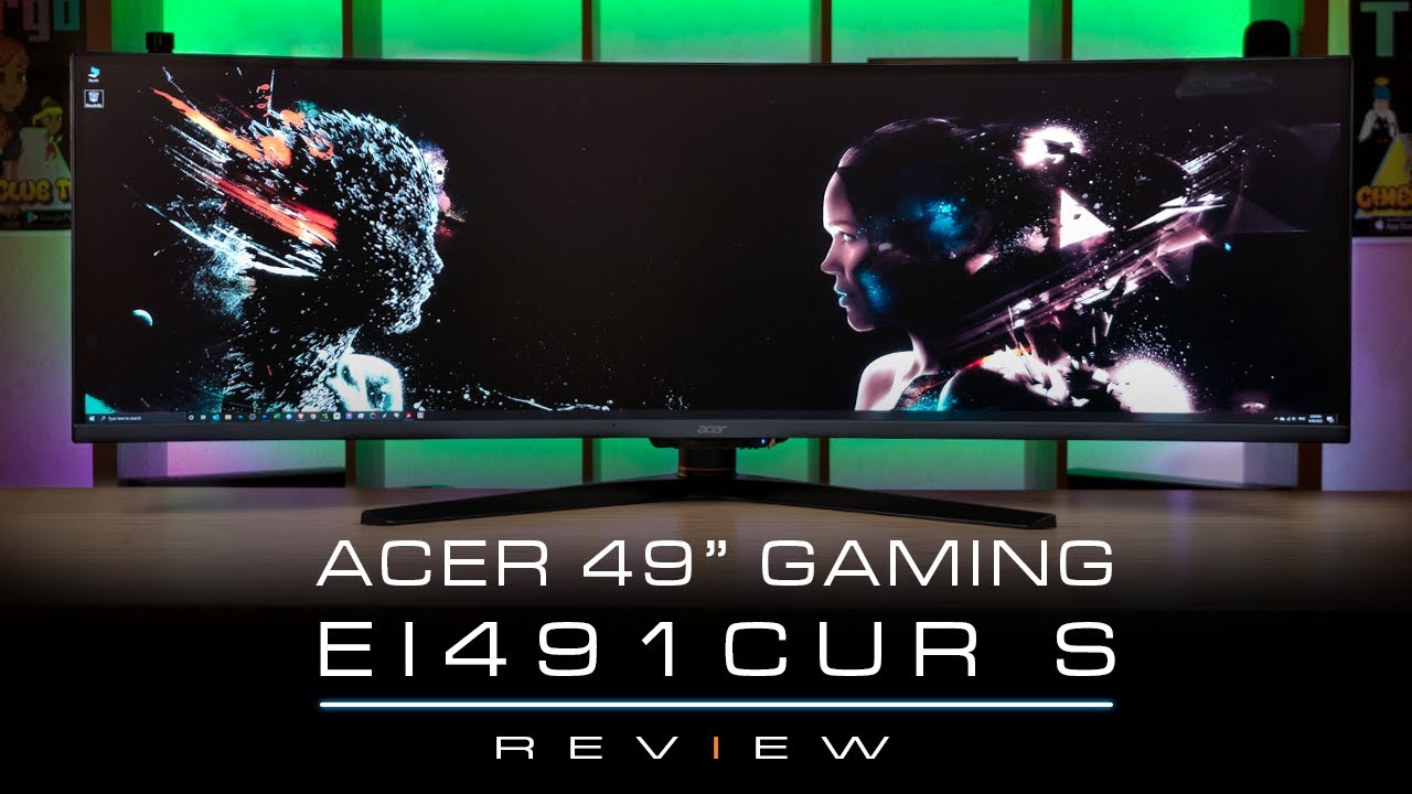 Обзор игрового монитора Acer EI491CURS 49 дюймов