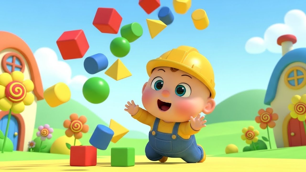 O Construtor Burro do Roblox Derrubou a Torre | Rimas Infantis e Canções para Crianças