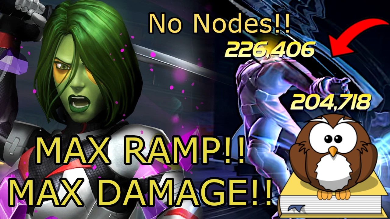 ВСЕ БАФФЫ!! &mdash; Гамора против 77 МИЛЛИОНОВ ЗДОРОВЬЯ!! &mdash; MCOC