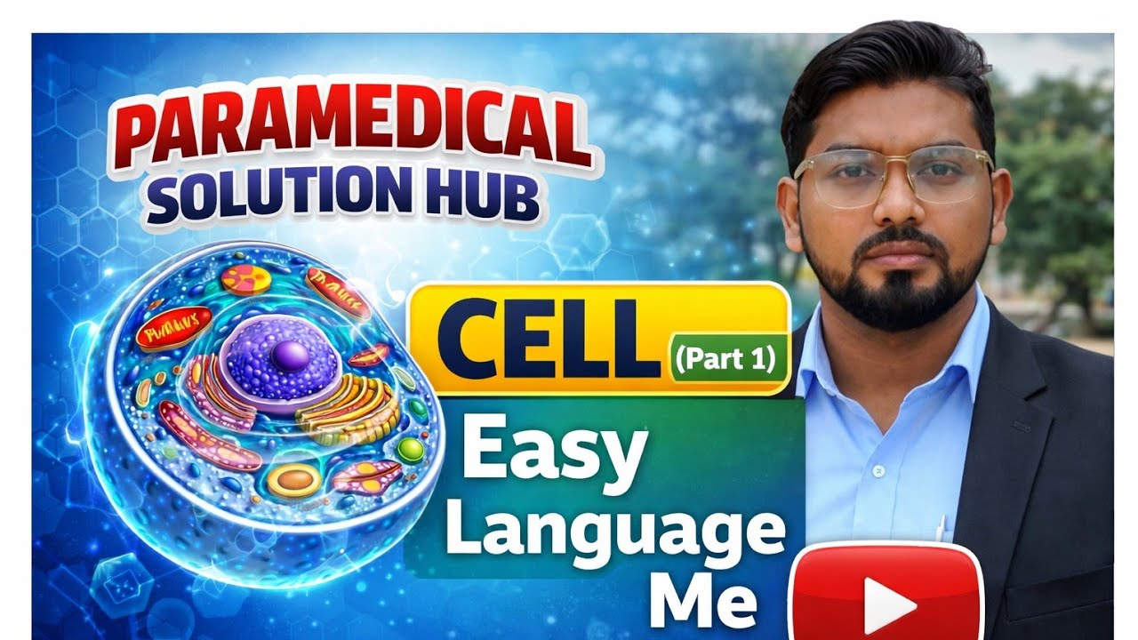 Cell physiology full revision video (part 1) Welcome to my YouTube channel paramedical solution hub 
