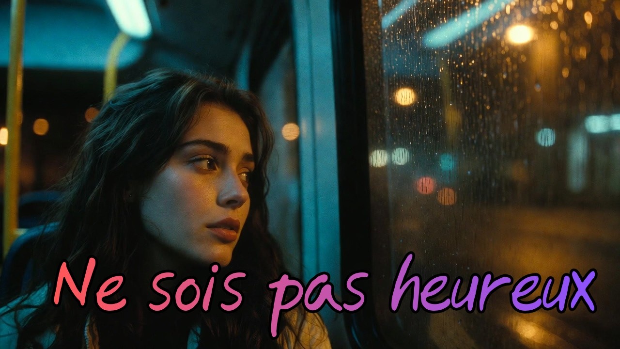 Ne sois pas heureux | chanson d'amour triste | chanson française