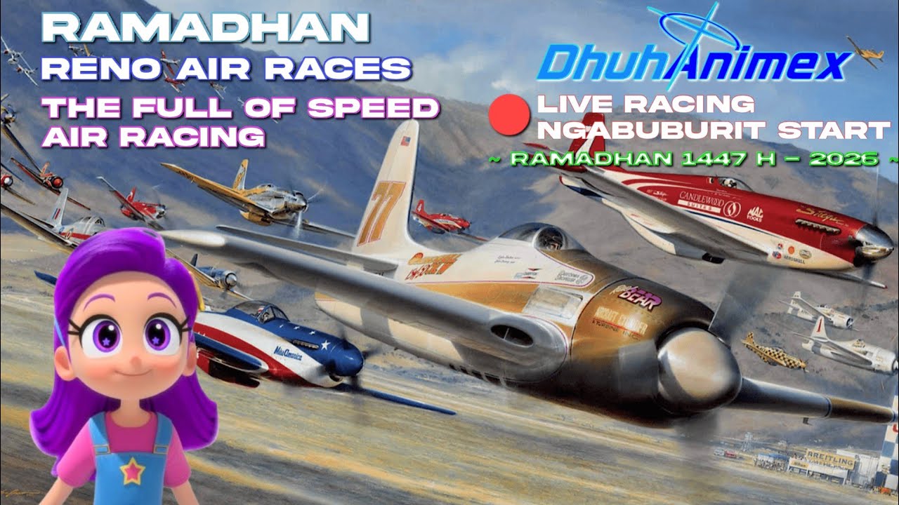 🔴 Ujian udah kelar Ramadhan Air Race ku putar 🛩️🔥 LIVE BREITLING RENO AIR RACES