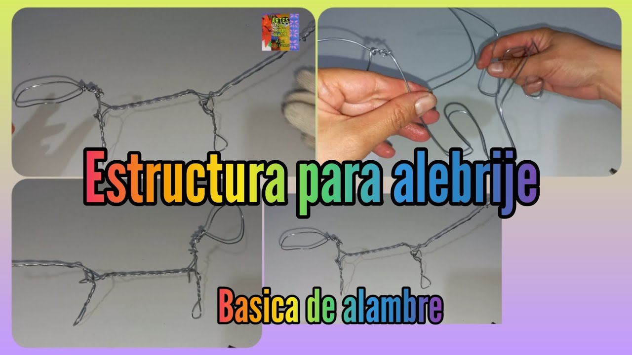 Paso 2. Estructura para alebrije, básica de alambre.
