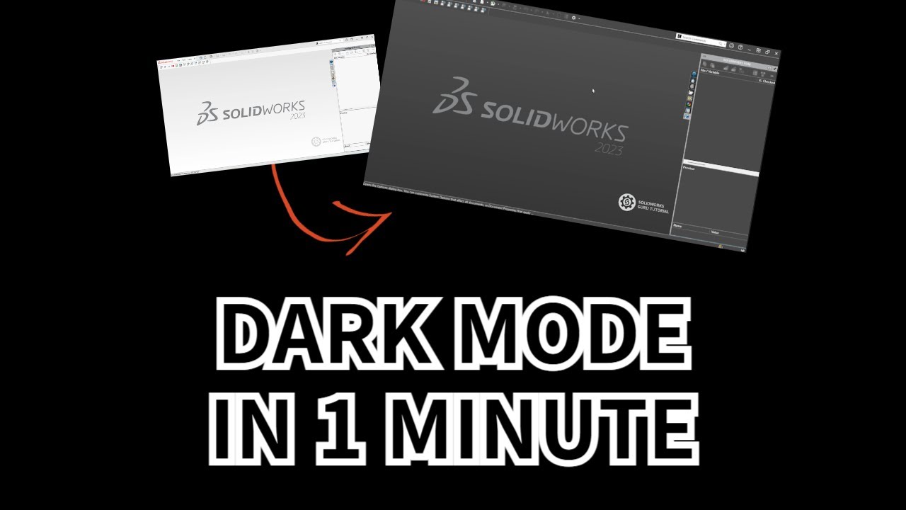 Solidworks Dark Mode Secret