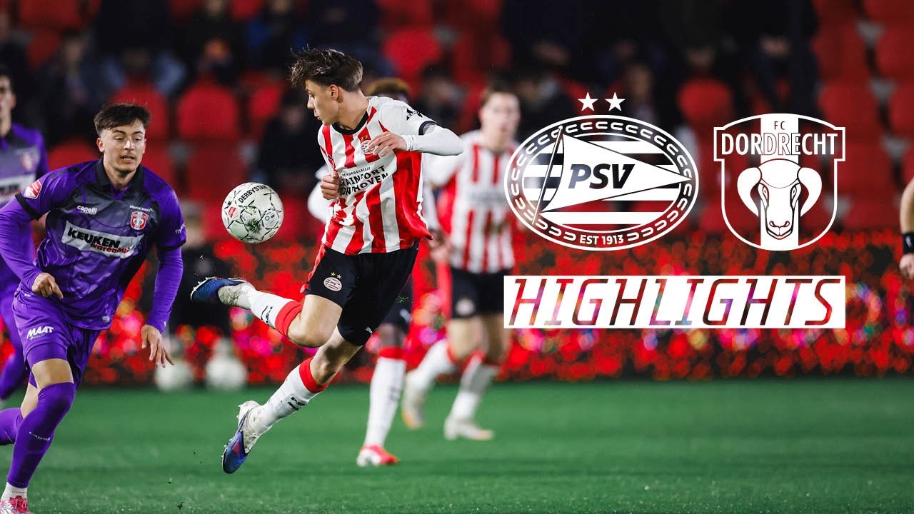 Highlights | Jong PSV houdt punt over aan thuiswedstrijd tegen FC Dordrecht ⚖️