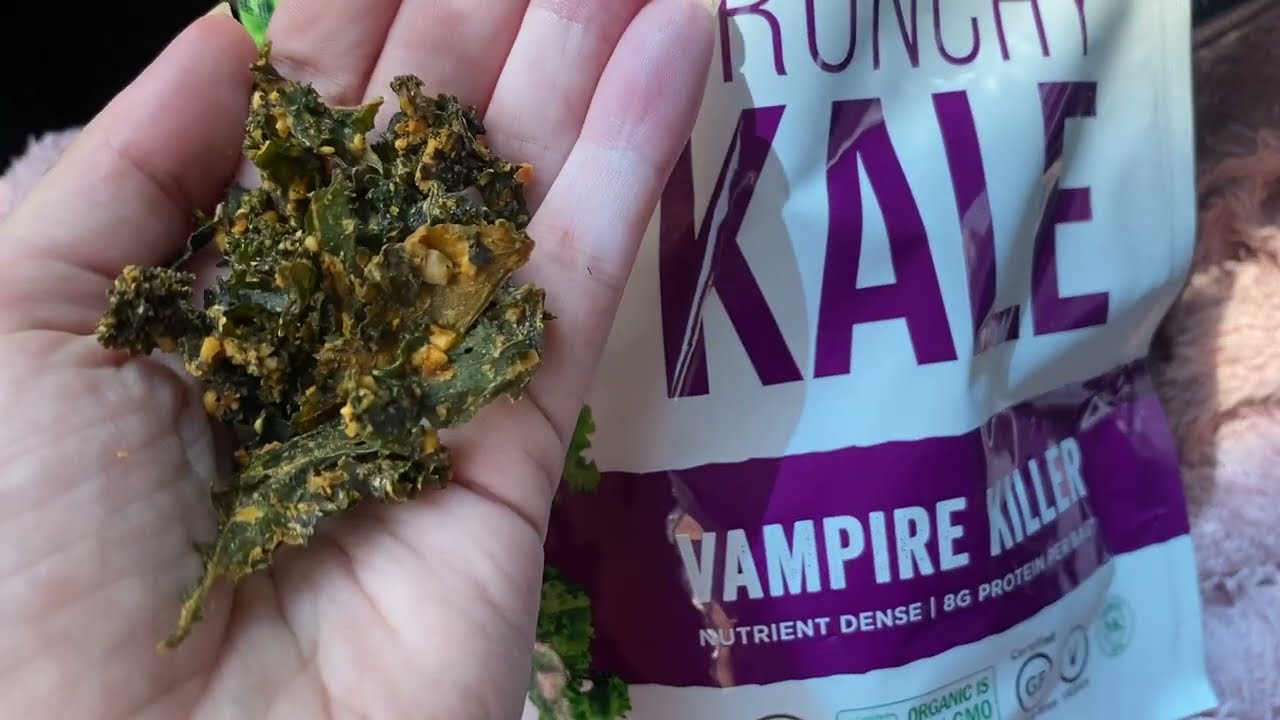 Honest Review Brad's Crunch Kale Vampire Killer Chips | Vegan Vegetarian Low Carb Keto