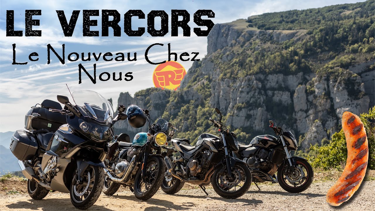 Le Nouveau Chez Nous, Le VERCORS en Royal Enfield avec Jacqueline