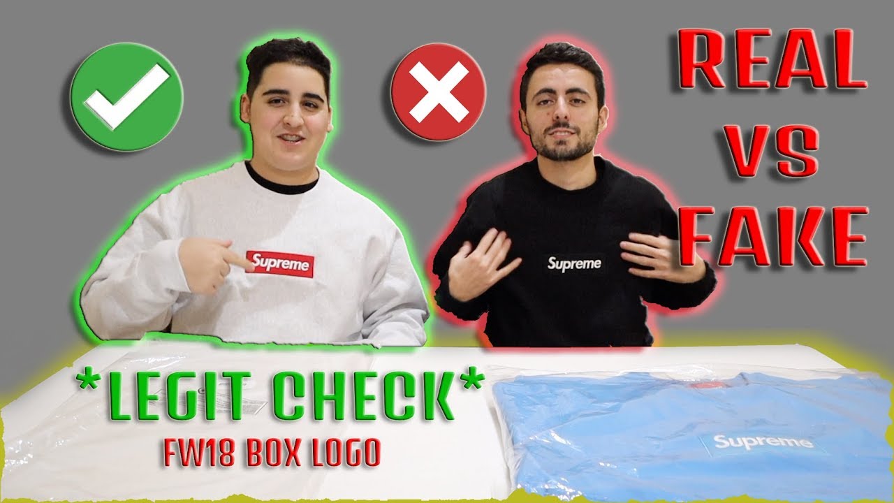 REAL VS FAKE! SUPREME BOX LOGO HOODIE *LEGIT CHECK* (How to spot a fake)