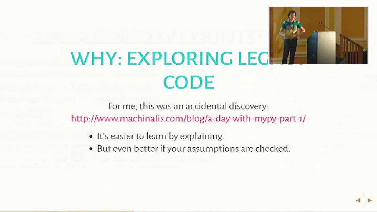 Pycon UK 2016: Python and static types: Let's use mypy!