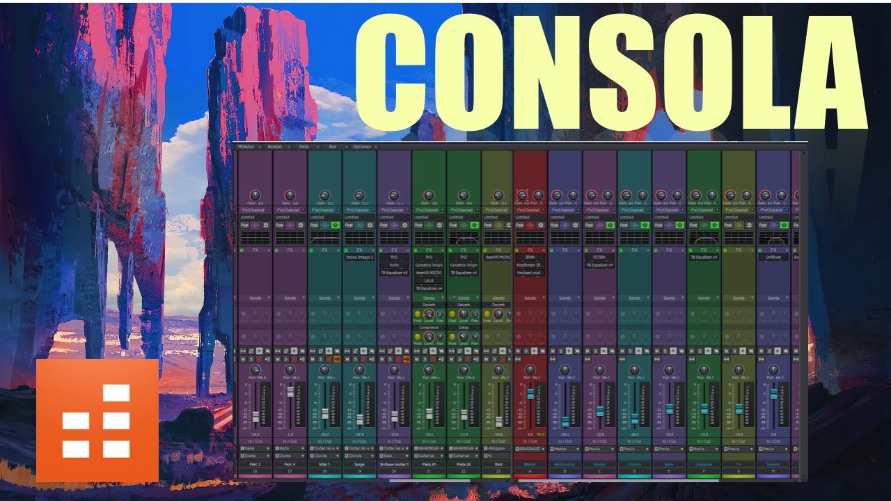 CONSOLA // Mezcla Y Masterización // CURSO DE CAKEWALK 10
