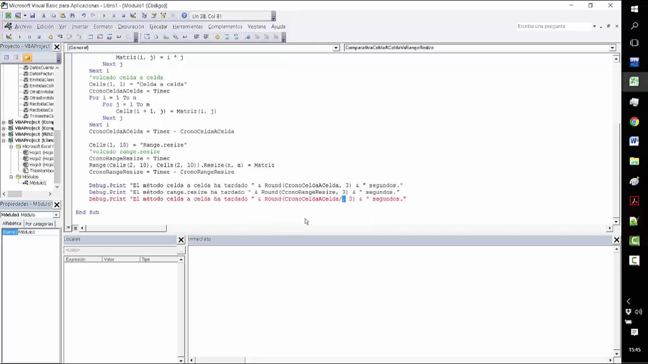 VBA Range.Resize para volcar el contenido de una matriz