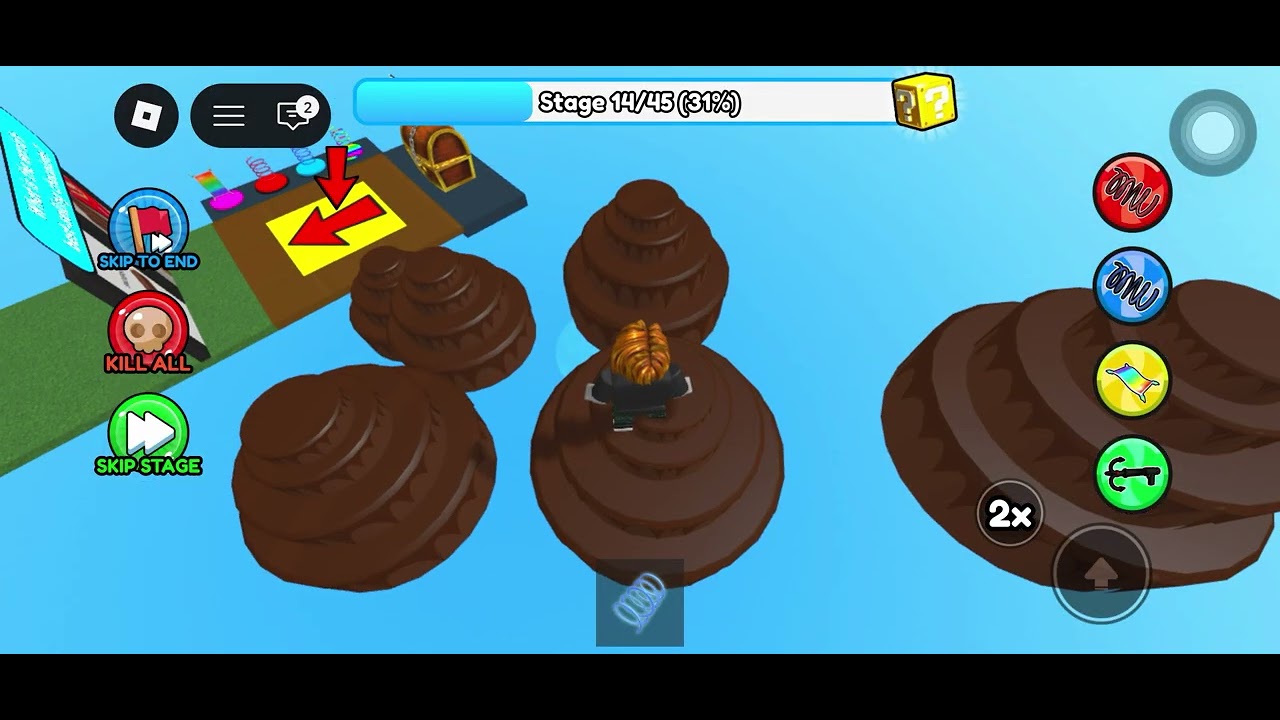 Obby in chocolate world 