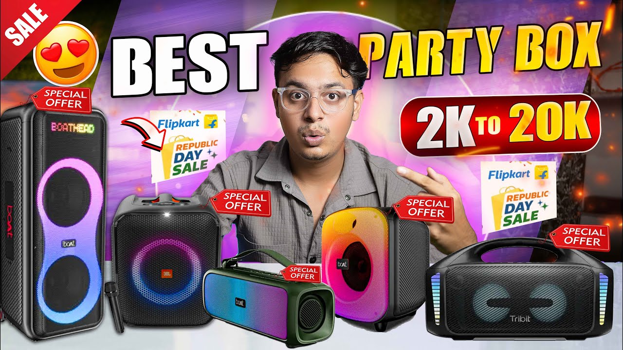 Flipkart Republic Day Sale 2026 🎉 Best Party Box & Soundbar Deals Under ₹2k-₹20k