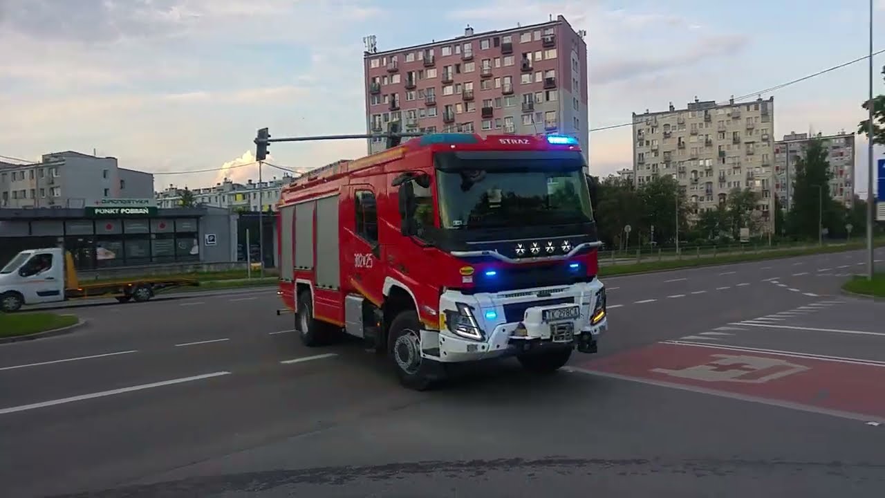 [Trąby!] 302[T]21, 302[T]25 - Alarmowo sekcja gaśnicza z JRG 2 Kielce do monitoringu ppoż.