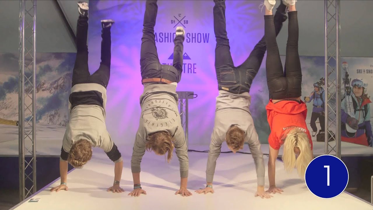Skiers vs Snowboarders | Team GB Handstand Challenge