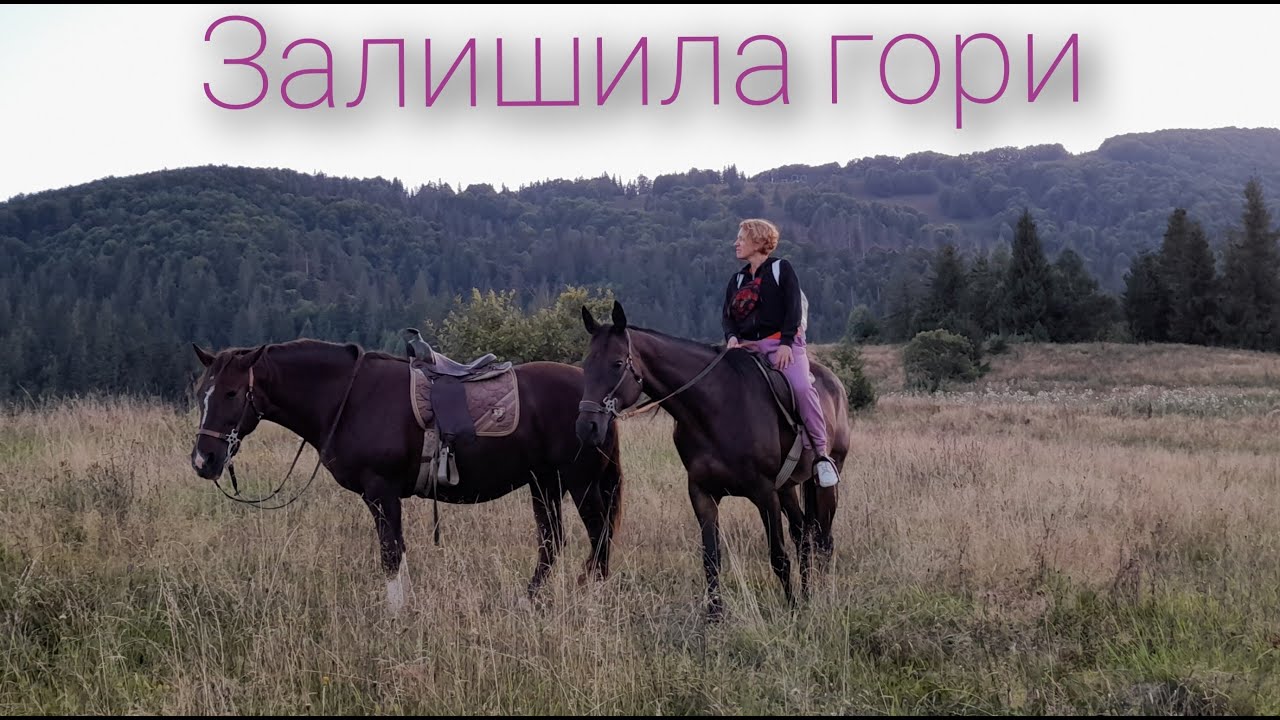 Залишила гори. Кінна прогулянка. Леся Герасимчук і КОРОЛІВСЬКІ ЗАЙЦІ.