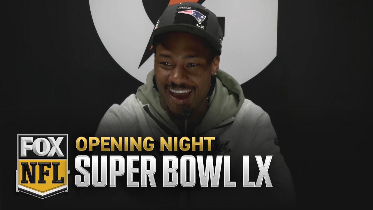 Super Bowl LX Opening Night 🎙️ New England Patriots WR Stefon Diggs 🏈 NFL on FOX