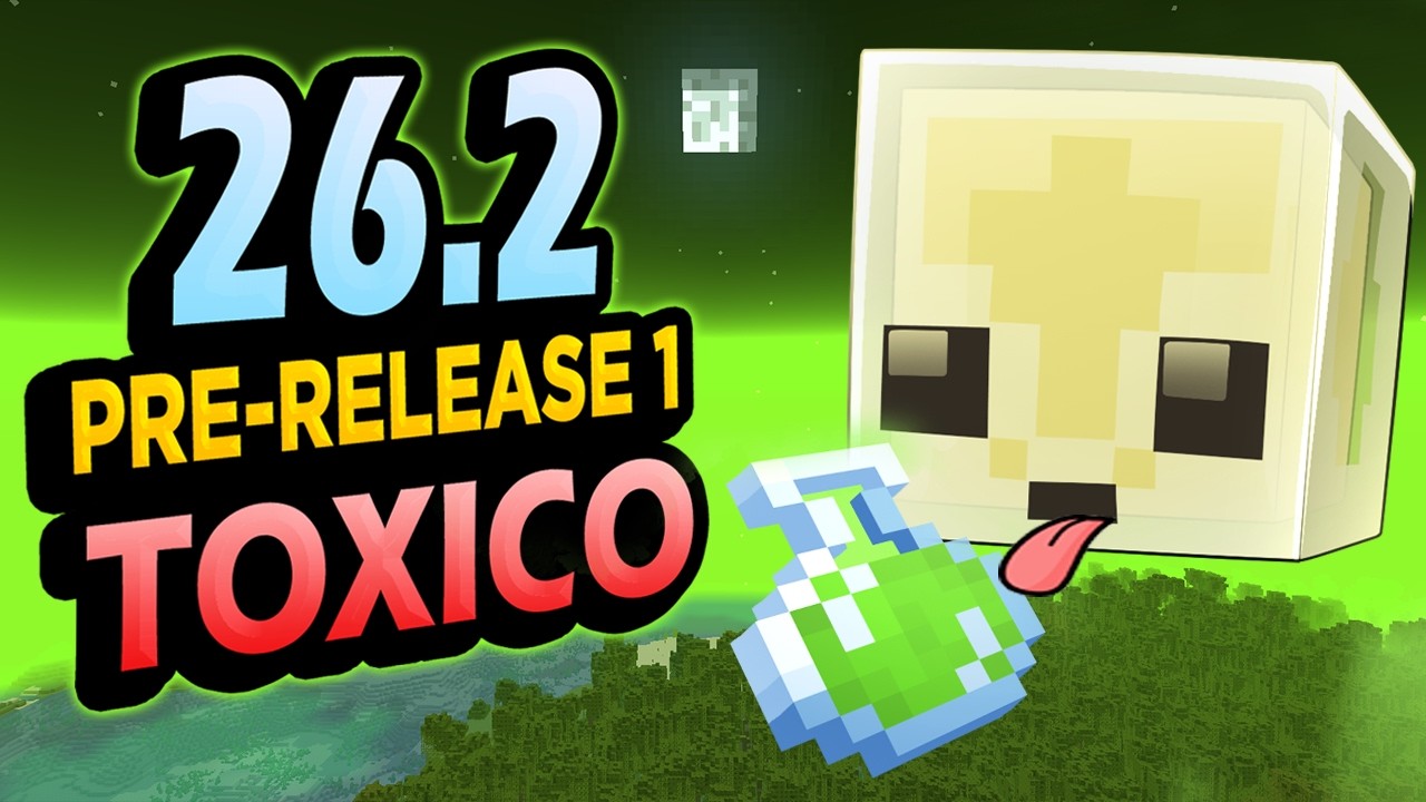 ✅ NEBLINA VERDE 👉 26.2 Pre-Release 1 Minecraft