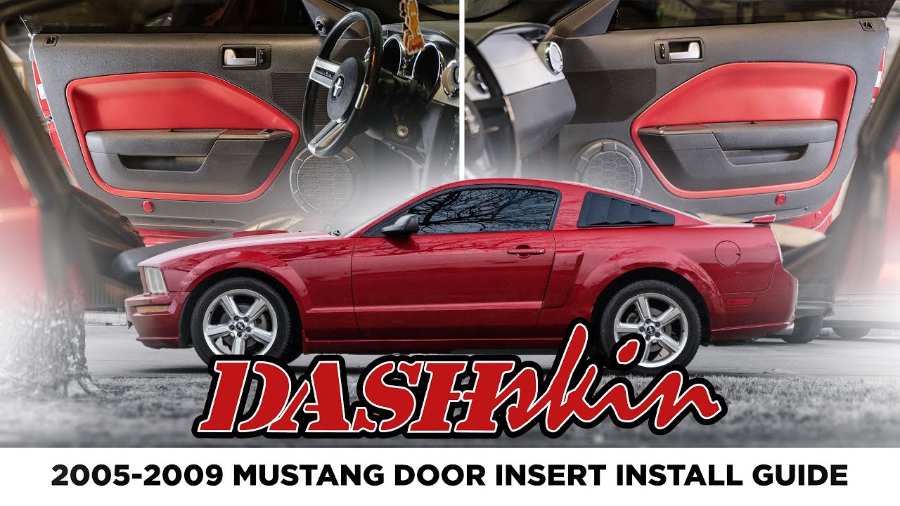 HOW TO: DashSkin Door Panel Insert Installation for 2005-2009 Ford Mustang